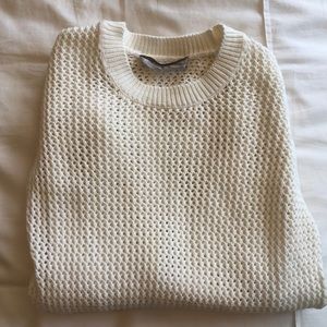 Everlane waffle knit sweater